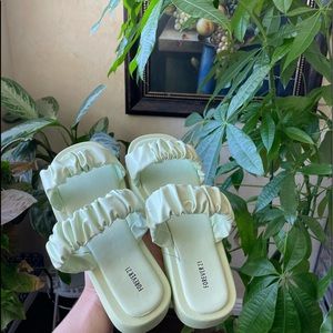 Pastel Green Sandals